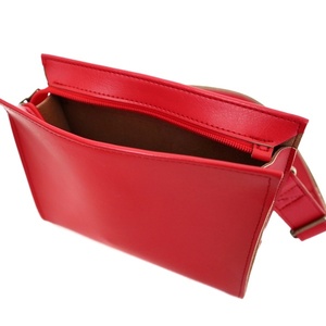 Τσαντάκι Μέσης, Κόκκινο - clutch, all day, δερματίνη, μικρές - 2