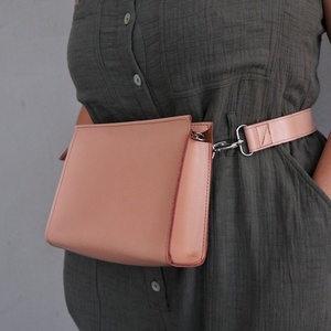 Τσαντάκι Μέσης, Nude - clutch, all day, δερματίνη, μέσης, μικρές - 4