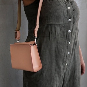 Τσαντάκι Μέσης, Nude - clutch, all day, δερματίνη, μικρές - 5