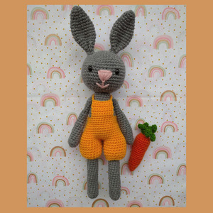 Amigurumi λαγός (Bunny) - δώρο, crochet, λαγουδάκι, amigurumi - 3