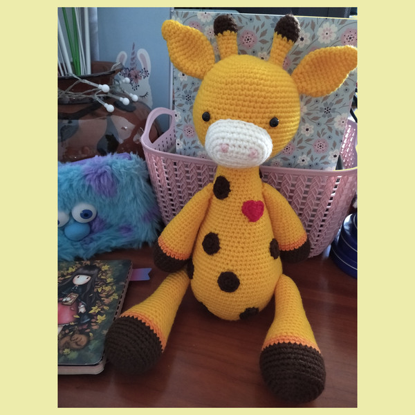 Amigurumi καμηλοπάρδαλη (Giraffa) - δώρο, crochet, λούτρινα, amigurumi - 2