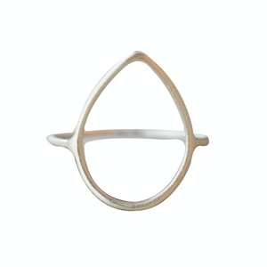 Δαχτυλίδι σταγόνα ασήμι 925 - ασήμι, γεωμετρικά σχέδια - 2