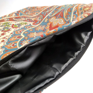 Pouch Ethnic medium 27.5x22cm - ύφασμα, καλλυντικών, ταξιδίου, μικρές, φθηνές - 3