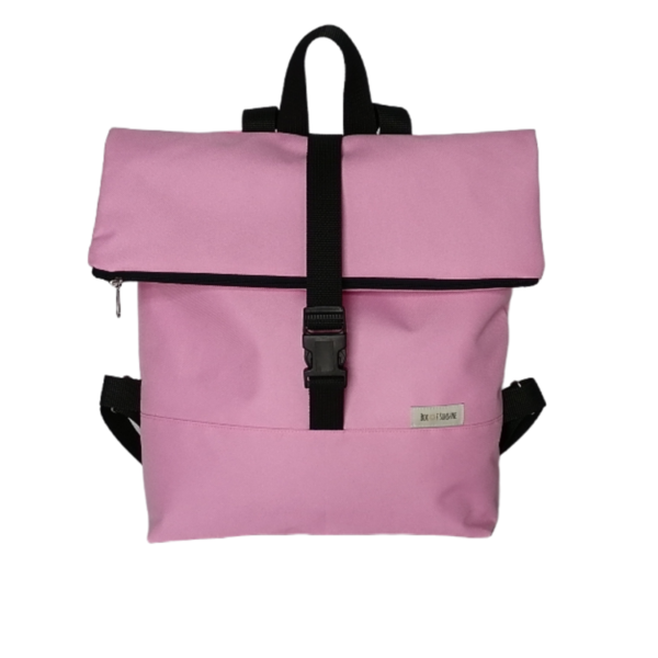 Noemi backpack in baby pink (τσάντα πλάτης) - ύφασμα, πλάτης, all day