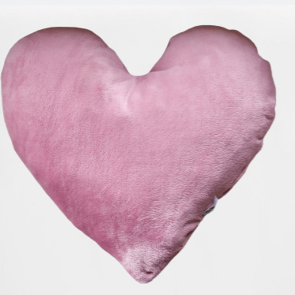 Μαξιλάρι Καρδούλα με minky ύφασμα - καρδιά, μαξιλάρια - 2