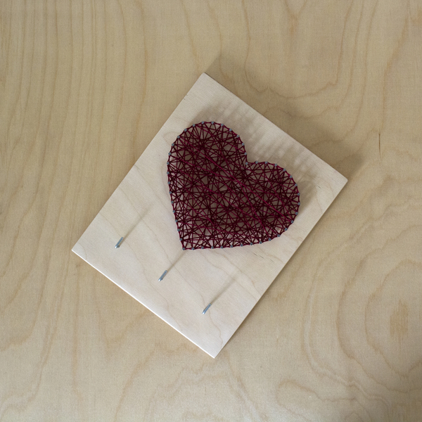 Ξύλινη κλειδοθήκη με σχέδιο καρδιά (μπορντώ) - καρδιά, δώρο, δώρα αγίου βαλεντίνου, κλειδοθήκες - 3