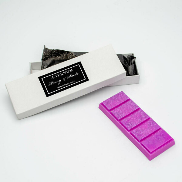 Wax Melt Peony & Suede τάρτα αρωματιστή από φυτικό κερί. - αρωματικά χώρου, waxmelts - 2