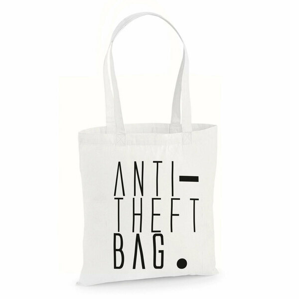 Οικολογική Τσάντα ώμου - "ANTI-THEFT BAG" - ώμου, μεγάλες, all day, tote, πάνινες τσάντες