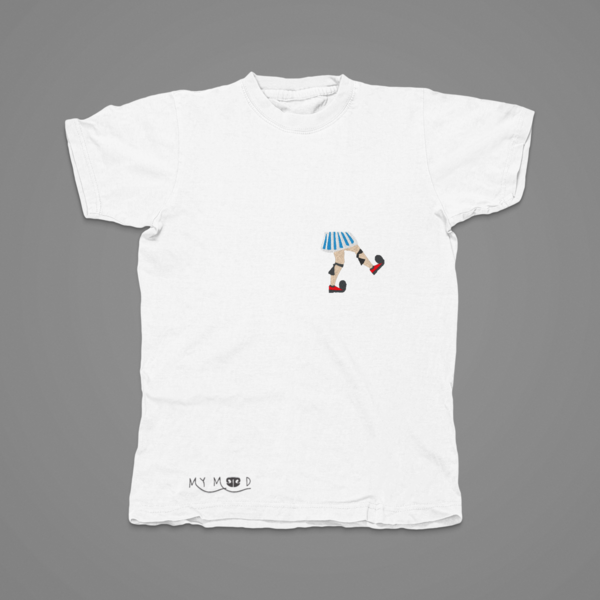 Βαμβακερό μπλουζάκι με κεντητό σχέδιο Φουστανέλα - βαμβάκι, κεντητά, δώρο - 2