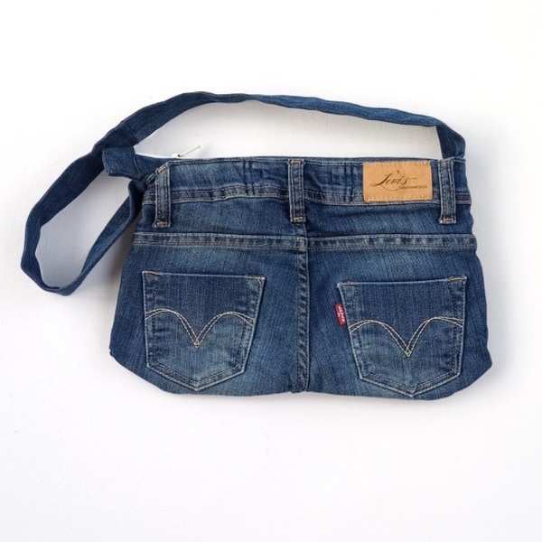 Blue jean pant τσάντα ώμου - ύφασμα, ώμου, all day, μικρές - 2