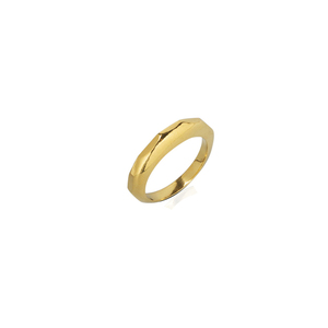 "Seduction" Ασημένιο δαχτυλίδι, επίχρυσο - ασήμι, επιχρυσωμένα, βεράκια, σταθερά