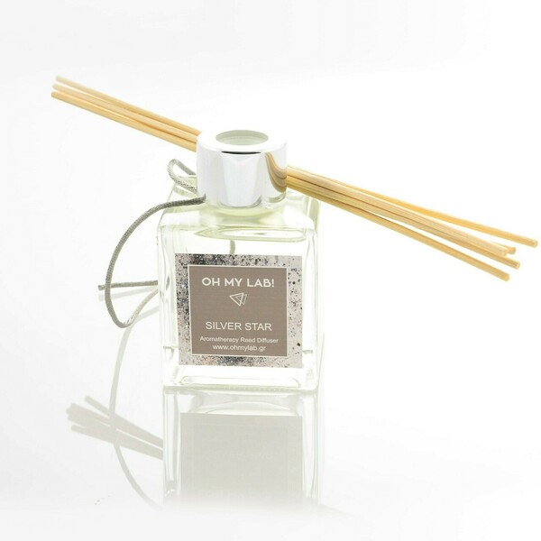 SILVER STAR - AROMATHERAPY REED DIFFUSER -100ML - αρωματικά χώρου