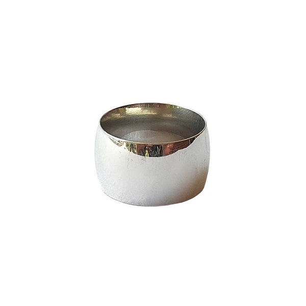 Δαχτυλίδι minimal φαρδύ σε ασημί χρώμα από ανοξείδωτο ατσάλι - minimal, ατσάλι, σταθερά, μεγάλα, φθηνά