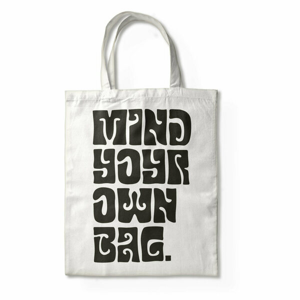 Οικολογική Τσάντα ώμου - "Mind your own bag" - ώμου, μεγάλες, all day, tote, φθηνές - 3