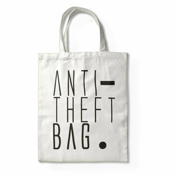 Οικολογική Τσάντα ώμου - "ANTI-THEFT BAG" - ώμου, μεγάλες, all day, tote, πάνινες τσάντες - 3
