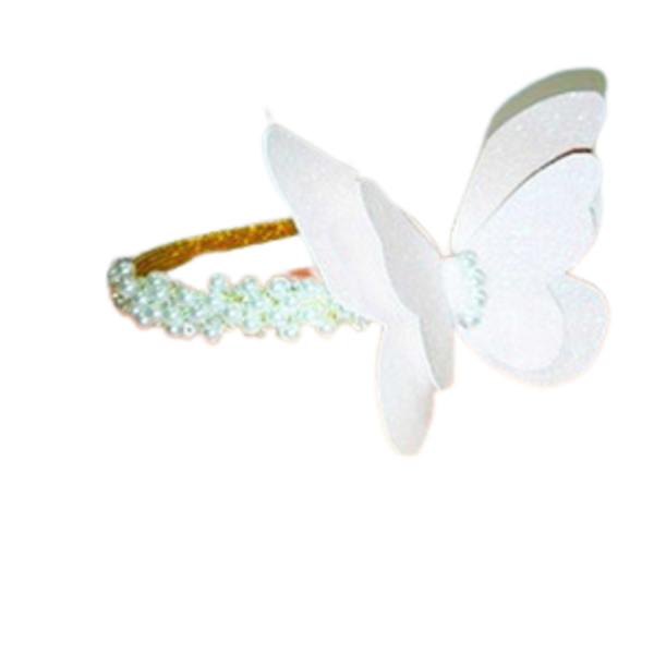 "Αστραφτερή πεταλούδα" στεκα μαλλιών - πεταλούδα, αξεσουάρ μαλλιών