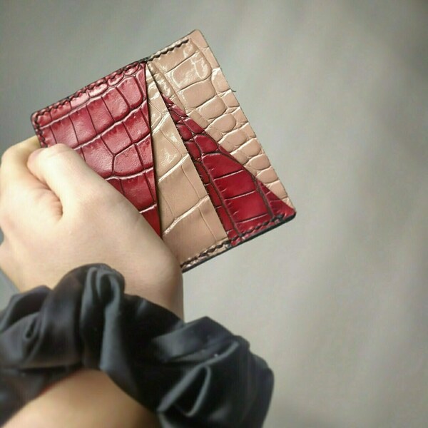 CARD CASE-Αντίγραφο - δέρμα, animal print, πορτοφόλια