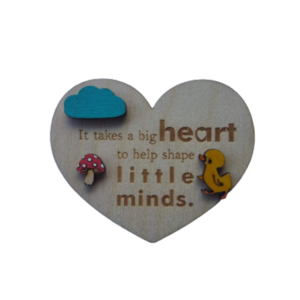 Kαρδιά μαγνητάκι με μήνυμα 10 cm - μαγνητάκια, μαγνητάκια ψυγείου