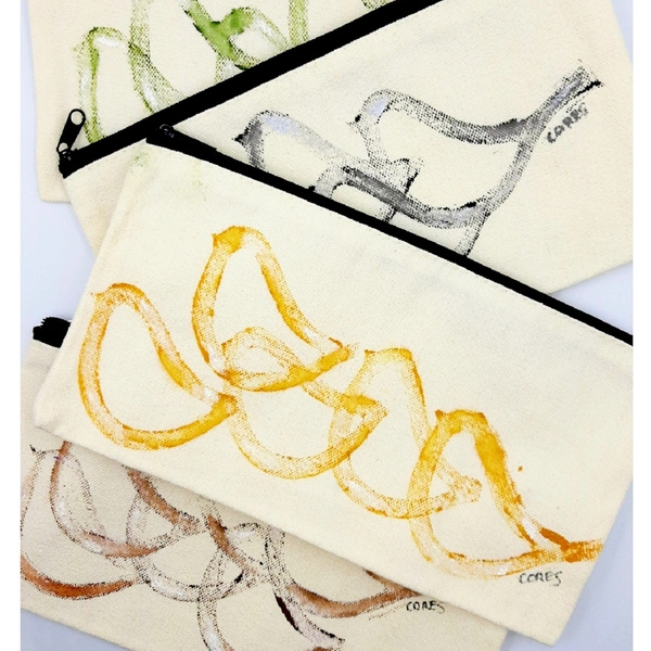Birds cotton purse - ακρυλικό, θήκες, πορτοφόλια
