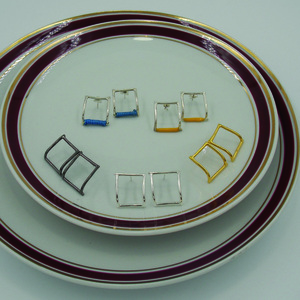 "Spontaneity" With enamel earrings - ασήμι, επιχρυσωμένα, καρφωτά, boho - 3