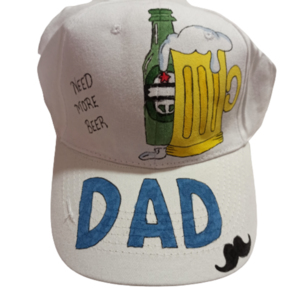 καπέλο jockey για τoν μπαμπά need more beer (χρειάζομαι περισσότερη μπύρα) με πράσινη μπύρα - ανδρικά, καπέλο, δώρα για τον μπαμπά, γιορτή του πατέρα