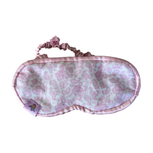 μάσκα ύπνου pink paisley, 16,5 x 7,5 εκ - βαμβάκι, γυναικεία