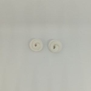 Μικρά σκουλαρίκια κόμποι φτιαγμένα από πηλό - πηλός, καρφωτά, μικρά - 4