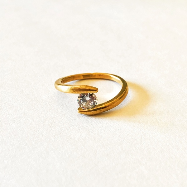 Δαχτυλίδι ζιργκόν|Φτιαγμένο από κέρμα - ορείχαλκος, μικρά, σταθερά, επιροδιωμένα, φθηνά - 2