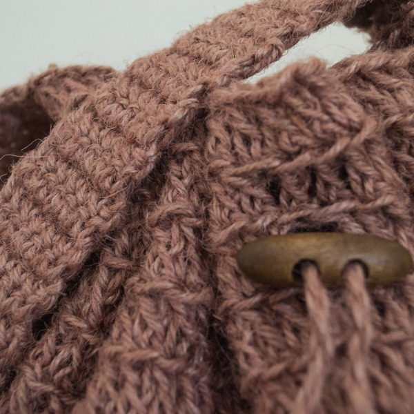 Tierra Crochet Bag - νήμα, ώμου, πουγκί, all day, πλεκτές τσάντες - 2
