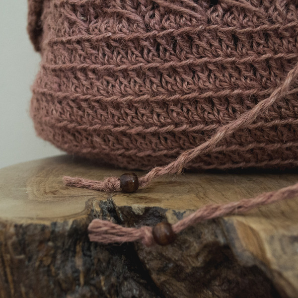 Tierra Crochet Bag - νήμα, ώμου, πουγκί, all day, πλεκτές τσάντες - 3
