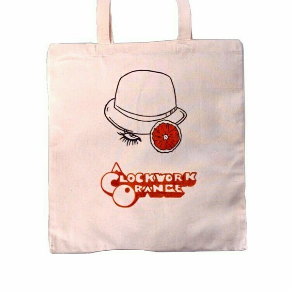 Πάνινη τσάντα πολλαπλών χρήσεων A Clockwork Orange - ύφασμα, ώμου, all day, tote, πάνινες τσάντες
