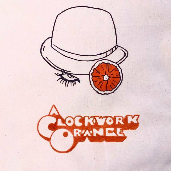 Πάνινη τσάντα πολλαπλών χρήσεων A Clockwork Orange - ύφασμα, ώμου, all day, tote, πάνινες τσάντες - 2