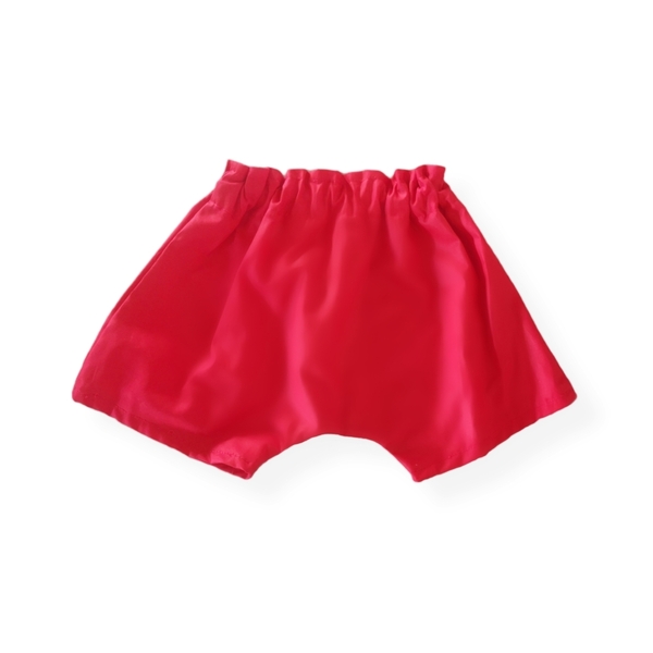 Κόκκινο παιδικό σορτς - κορίτσι, παιδικά ρούχα, βρεφικά ρούχα, 1-2 ετών