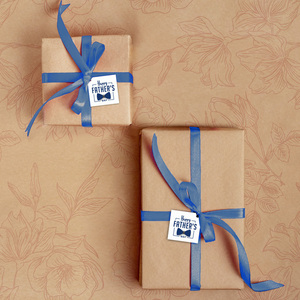 Ξύλινη Κάρτα με σταντ 12cm x 17cm -Πατέρας με 2 αγόρια-Δώρο για την Γιορτή του Πατέρα - δώρο, οικογένεια, δώρα για τον μπαμπά, γιορτή του πατέρα - 5