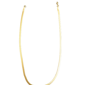 Ατσάλινη αλυσίδα φίδι σε χρυσό χρώμα - snake chain - charms, επιχρυσωμένα, κοντά, boho - 2