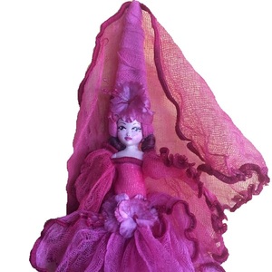 Διακοσμητική χειροποίητη Κούκλα "Νεραϊδονονά πίκο" ύψος 47 εκ. σε 2 χρώματα - κορίτσι, νεράιδα, διακοσμητικά, κούκλες - 4