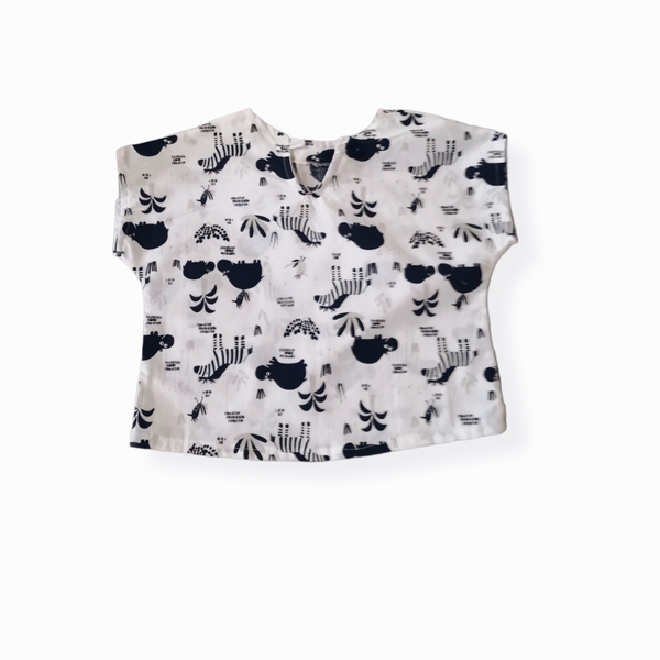 Βρεφικη μπλουζα με ζωακια - αγόρι, βρεφικά ρούχα, 1-2 ετών - 3