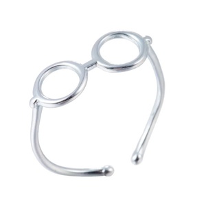 Δαχτυλίδι ασήμι 925 γυαλιά - ασήμι, μικρά, δώρα για δασκάλες, αυξομειούμενα