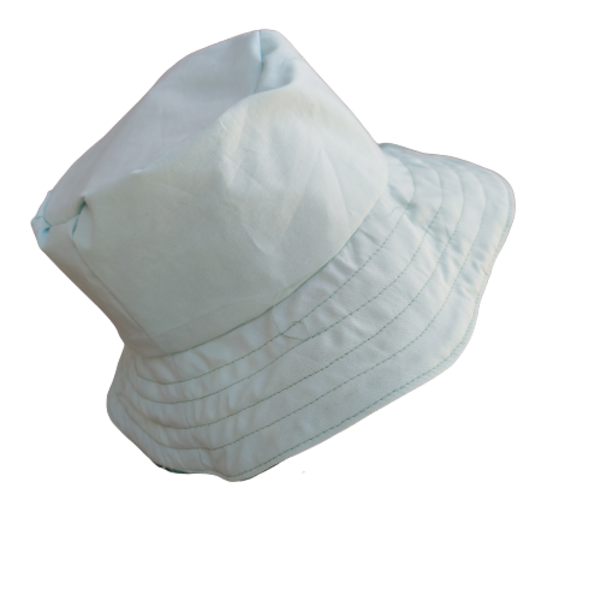 Καπέλο palm χειροποίητο, διπλής όψης, πολλαπλά μεγέθη - ύφασμα, απαραίτητα καλοκαιρινά αξεσουάρ, βρεφικά, για παιδιά - 2