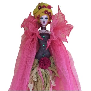 Διακοσμητική χειροποίητη Κούκλα "Ragstyle-boho" ύψος 60 εκ - κορίτσι, διακοσμητικά, κούκλες