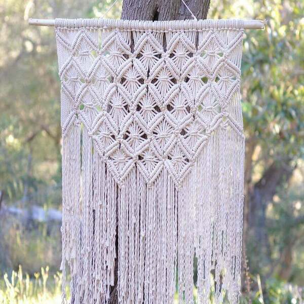 Macrame Wall Hanging - μακραμέ