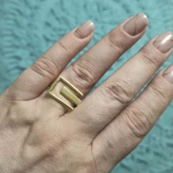Δαχτυλίδι ασήμι 925 - city style golden - επιχρυσωμένα, ασήμι 925, αυξομειούμενα - 5