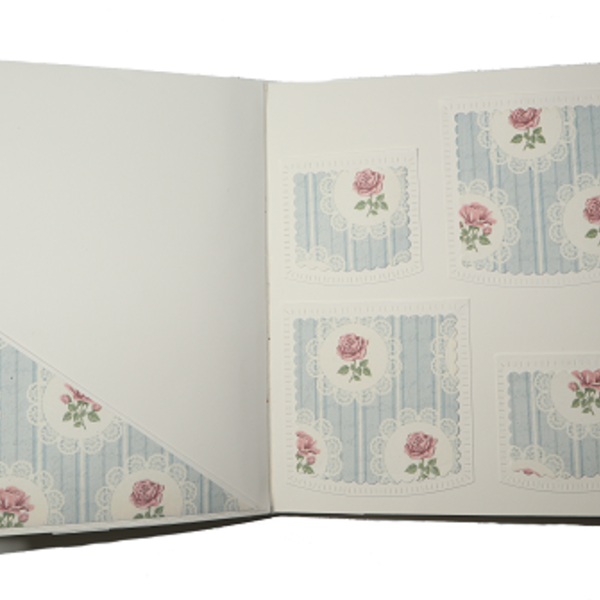 Χειροποίητο βιβλίο για φωτογραφίες και σημειώσεις διαστάσεων 18.50cm X 21.50 cm σε χρώμα ιβουάρ - άλμπουμ - 2
