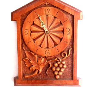 Ξύλινο Ρολόι τοίχου - ξύλο, τοίχου, επιτραπέζια