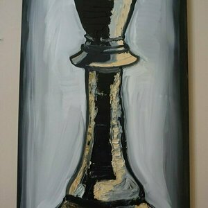 chess black king - πίνακες & κάδρα, πίνακες ζωγραφικής