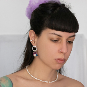 Ear cuff από επαργυρωμένο ορείχαλκο - επιχρυσωμένα - 3