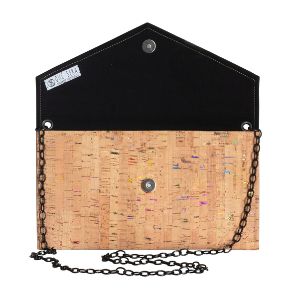 Φάκελος Φελλός με Αλυσίδα "Disco" - φάκελοι, clutch, ώμου, χιαστί, φελλός - 3