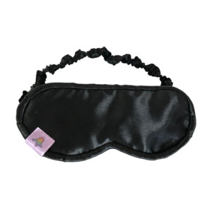 μάσκα ύπνου σατέν, black, 16,5 x 7,5 εκ περίπου - ύφασμα, σατέν