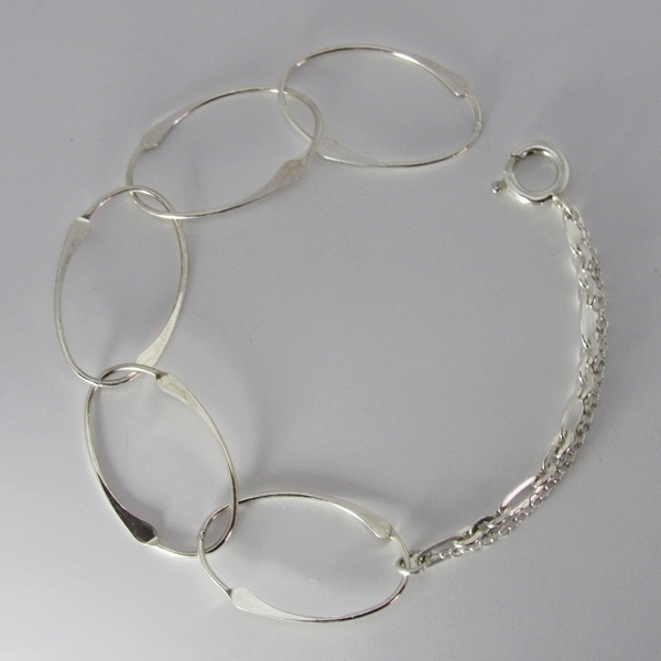 "Perséphone" bracelet - χεριού, αλυσίδες, σταθερά, ασήμι 925 - 4