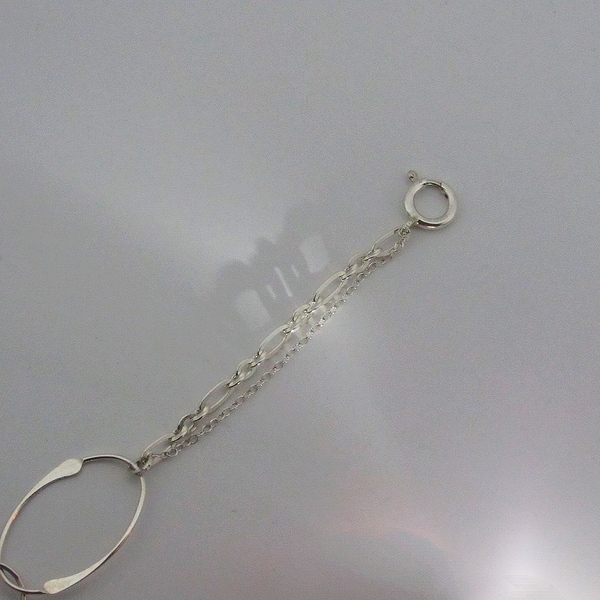 "Perséphone" bracelet - αλυσίδες, ασήμι 925, σταθερά, χεριού - 2